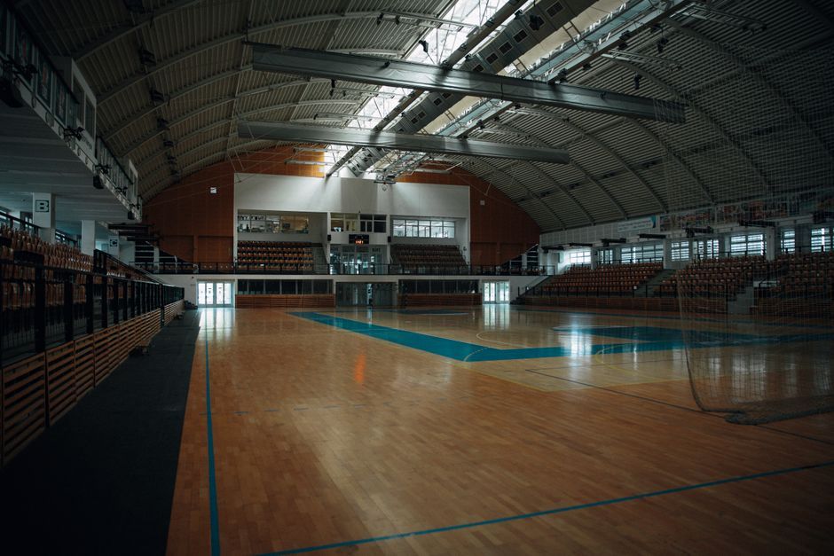 indoor volleyball stadium