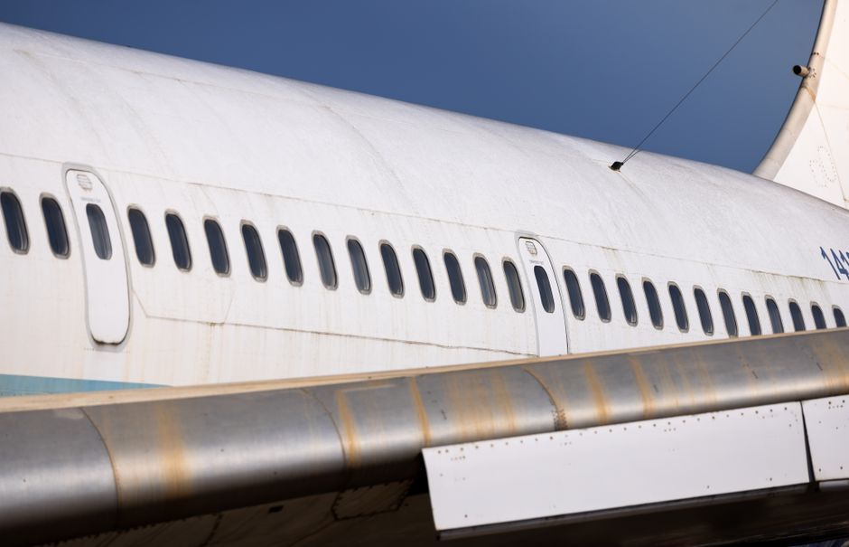commercial aircraft airplane exterior flight