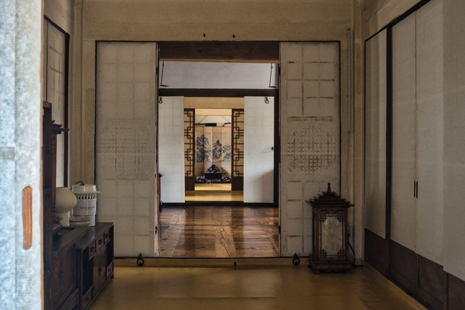 South Korea Seoul modern art gallery interior installation
