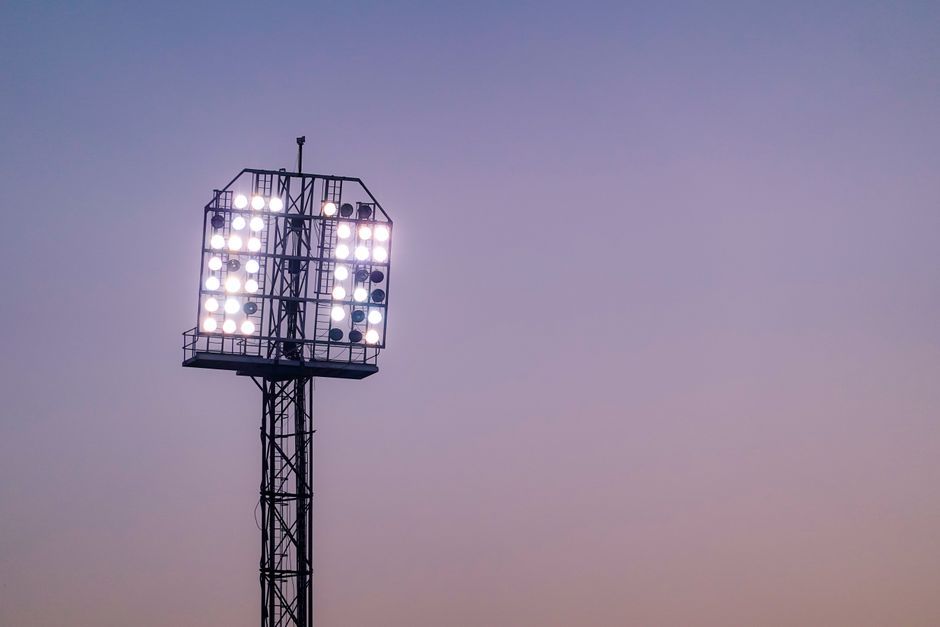cricket match stadium floodlights South Africa