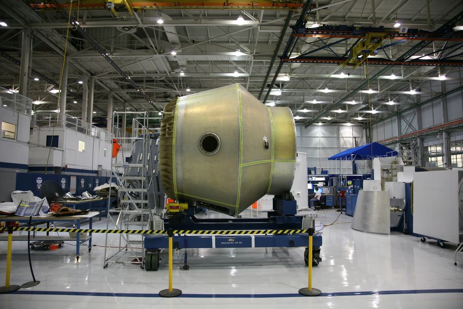 aerospace manufacturing facility industrial plant exterior