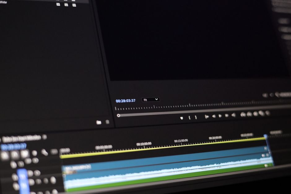digital video editing timeline interface