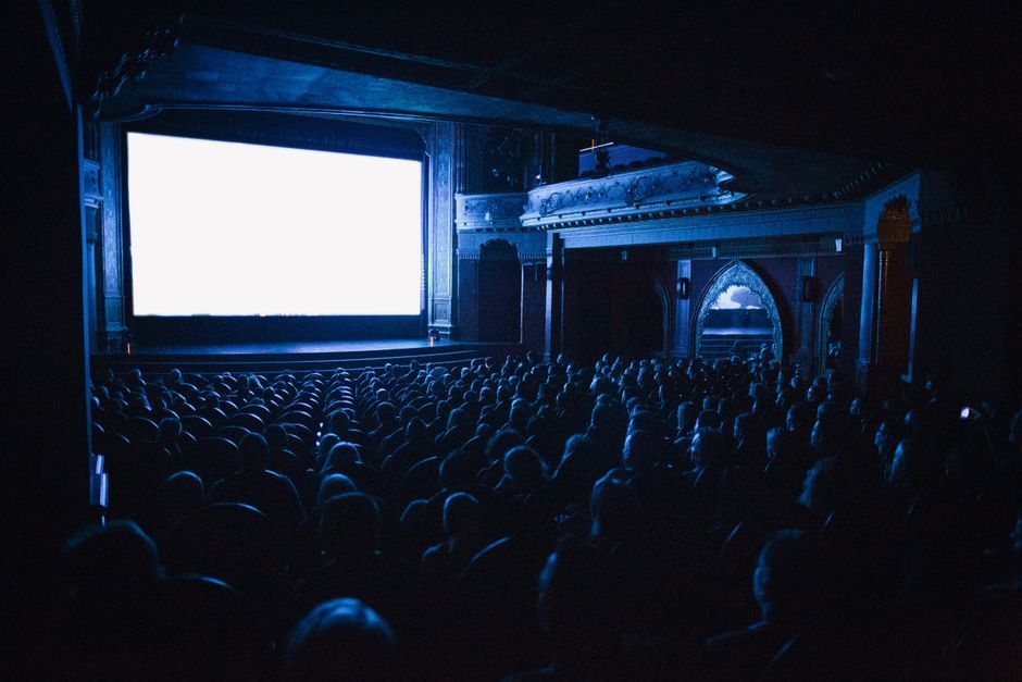 cinema audience movie theater interior
