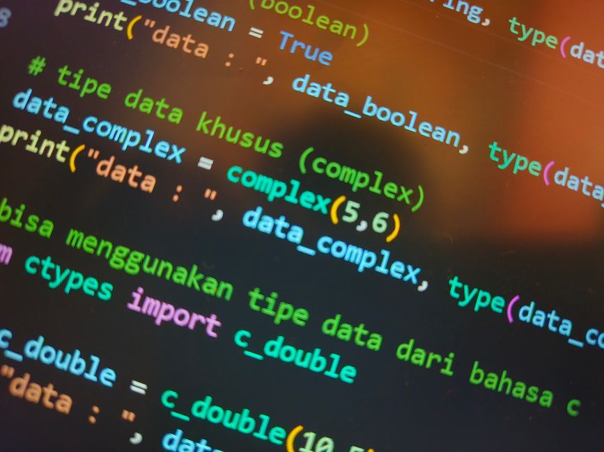 sql code editor screen close up