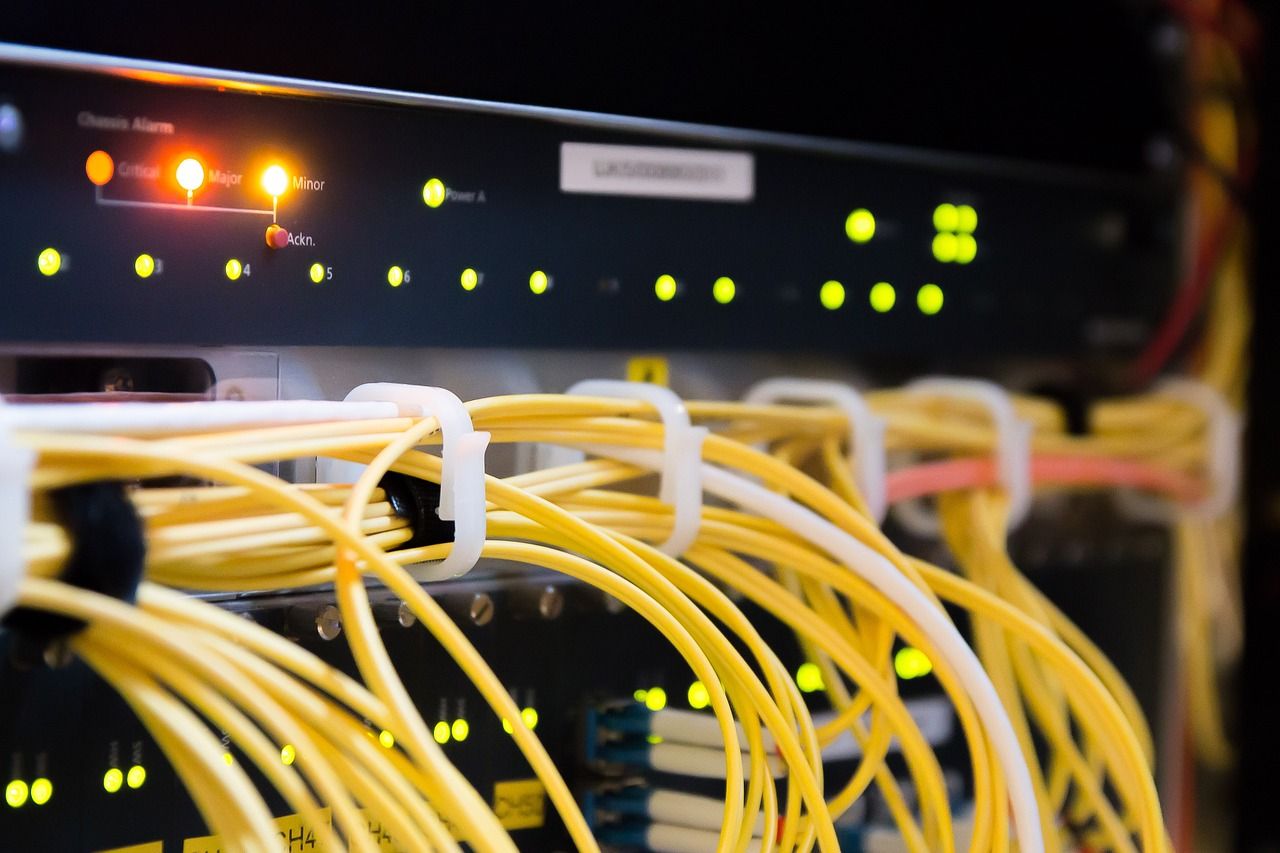 data center server room technology infrastructure no logo