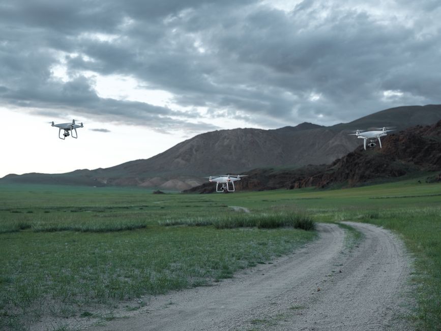 military drone technology field