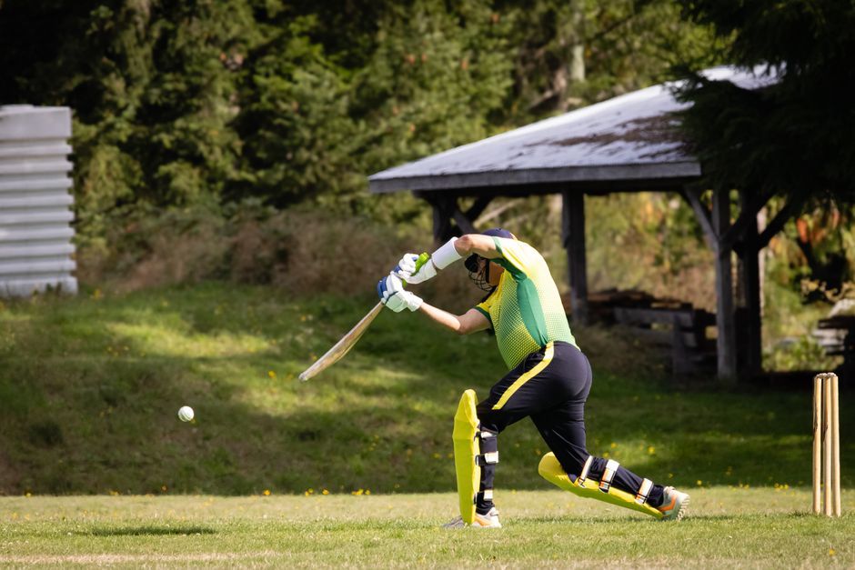 cricket bat and ball sports equipment