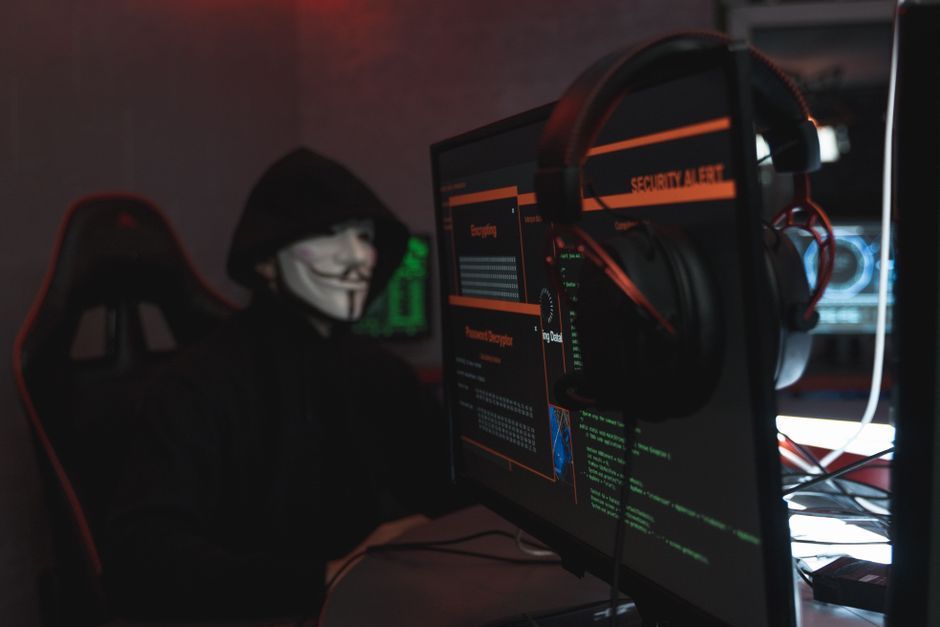 cyber crime investigation computer screen no logo