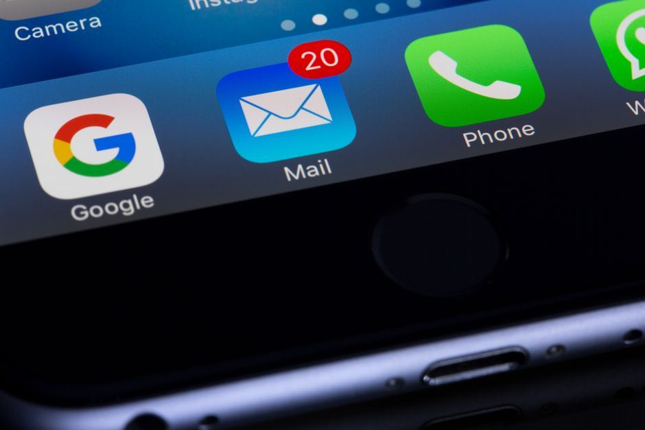 smartphone messaging app notification screen workspace