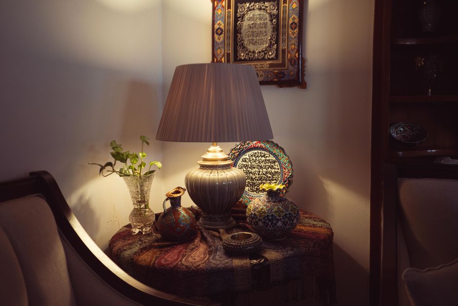 ceramic table lamp handmade design
