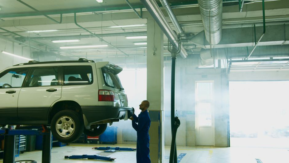automotive engineering test vehicle garage