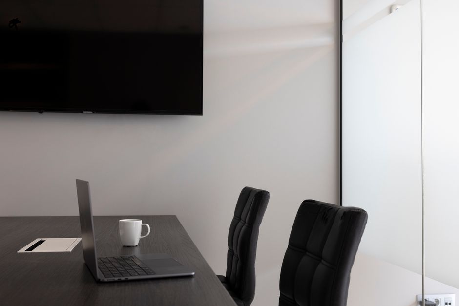 modern technology corporate office workspace interior