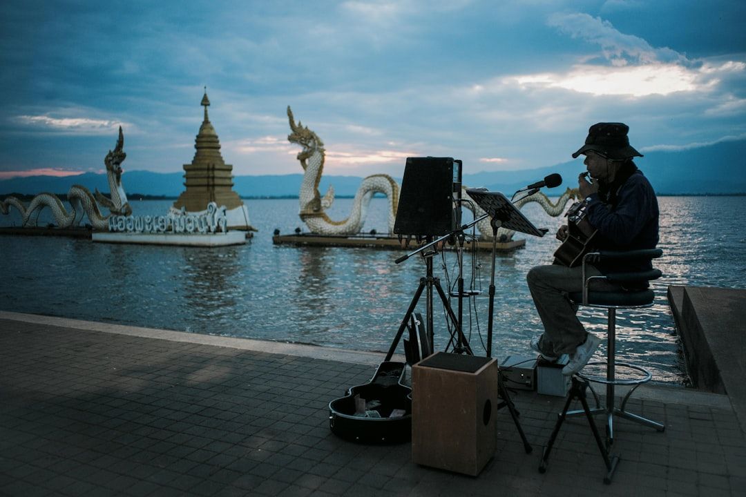 business conference speaker presentation screen daytime Thailand