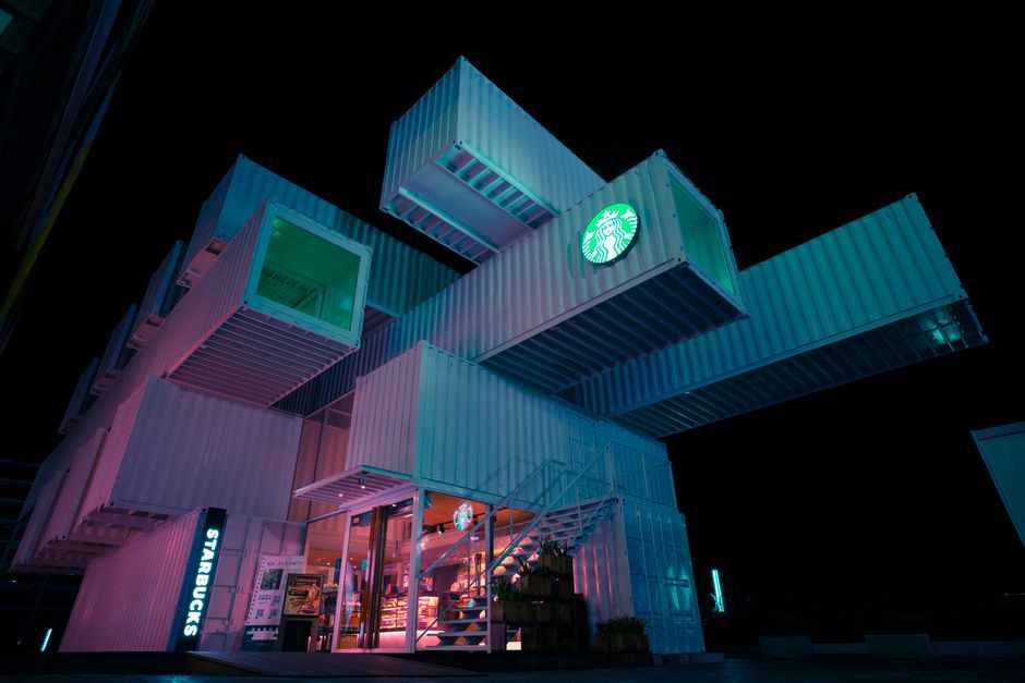 shipping container modern architecture exterior New Orleans