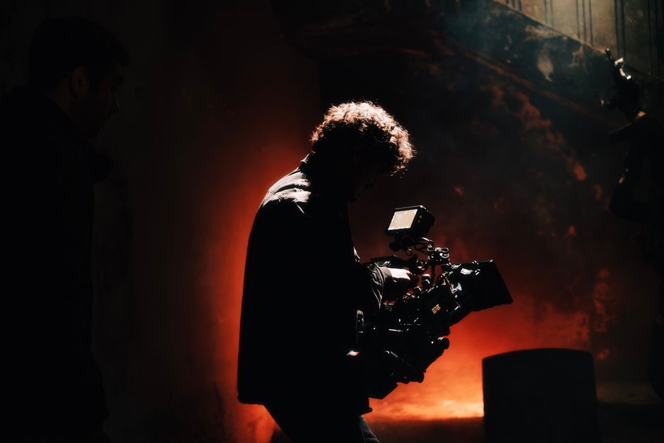cinematic movie production set lighting