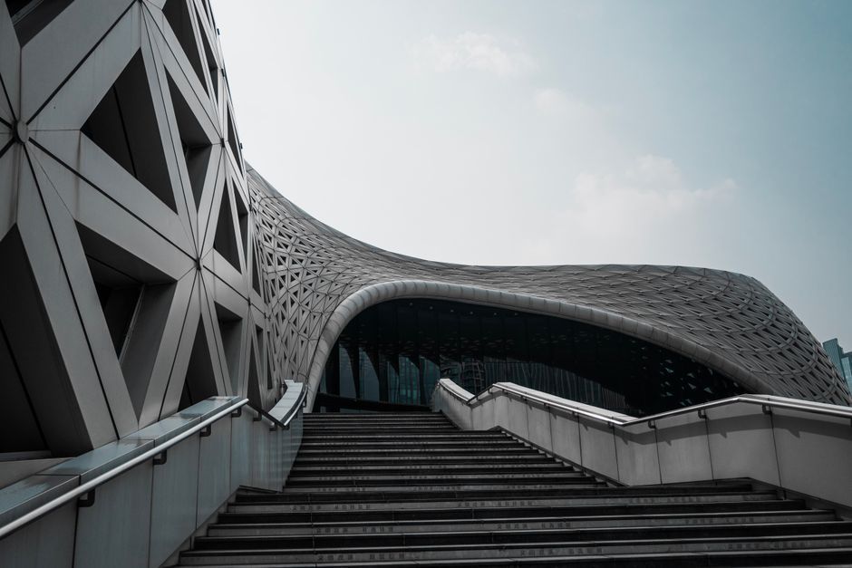 futuristic city skyline architecture