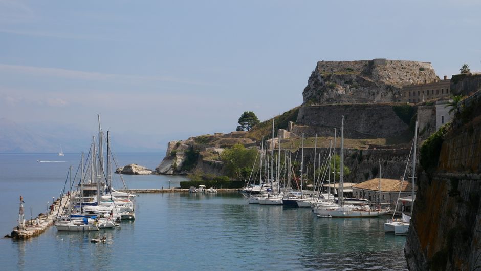 Greece Corfu coastal nature landscape exterior
