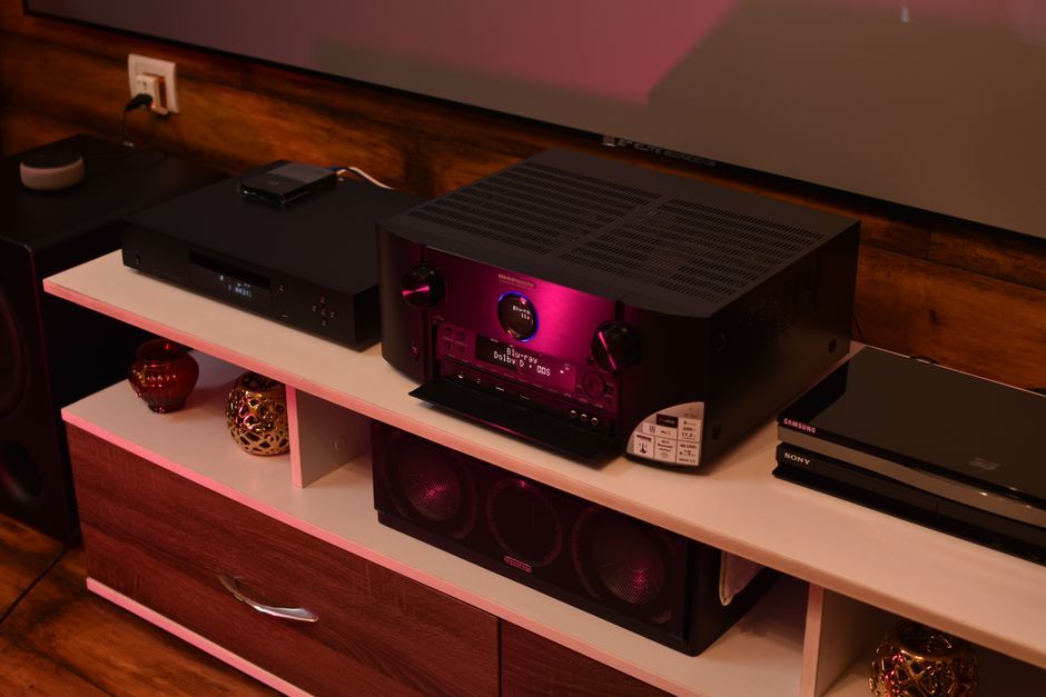 home theater 4K disc player setup