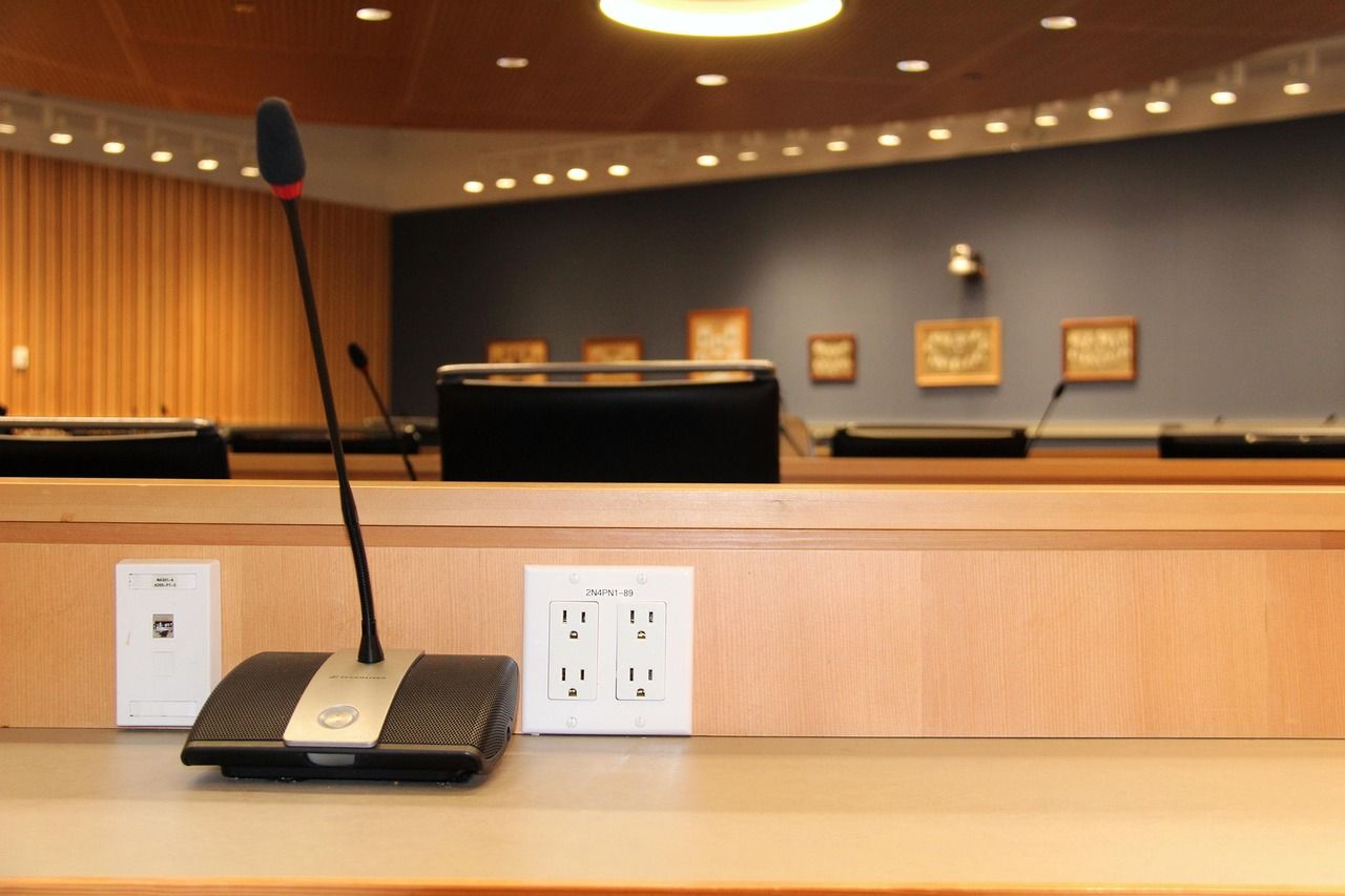 corporate seminar meeting room presentation