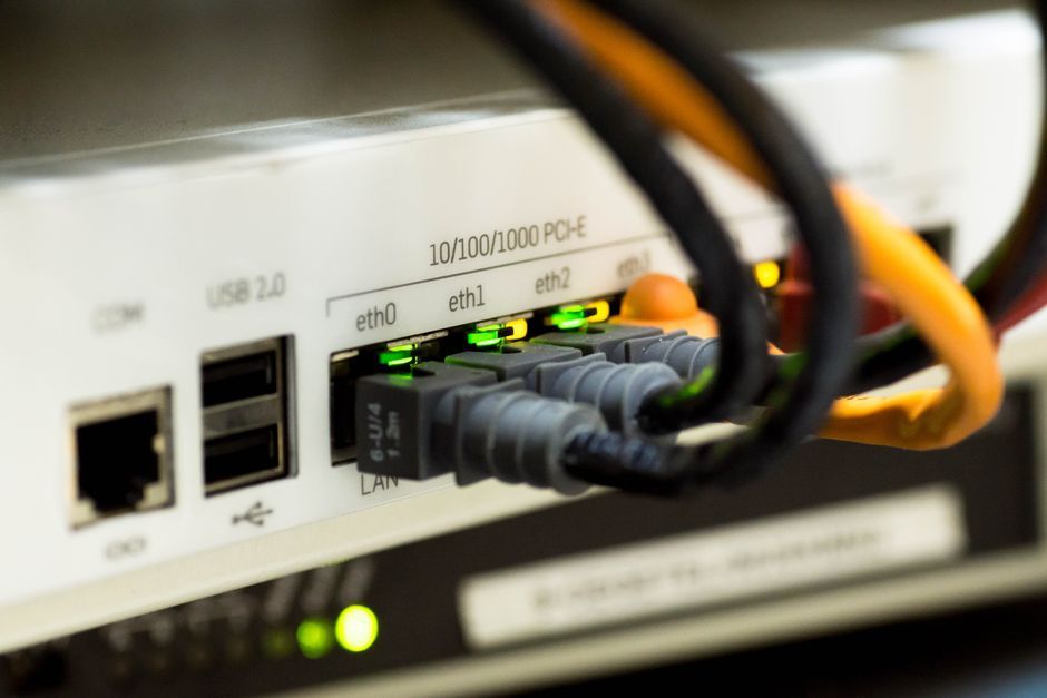 TP-Link wifi router tech hardware close up