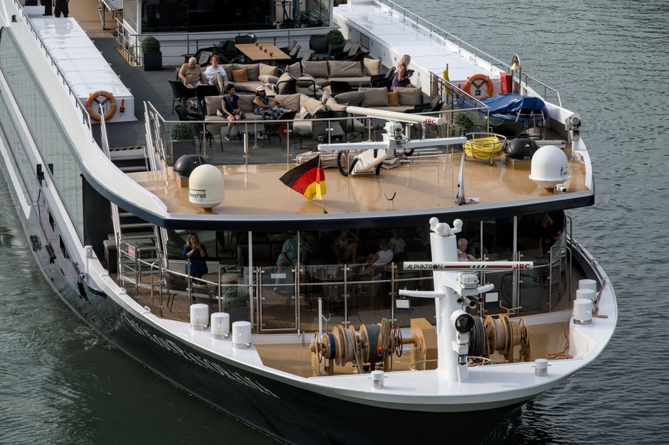 luxury river cruise ship deck daytime