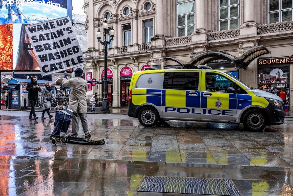 police van UK street