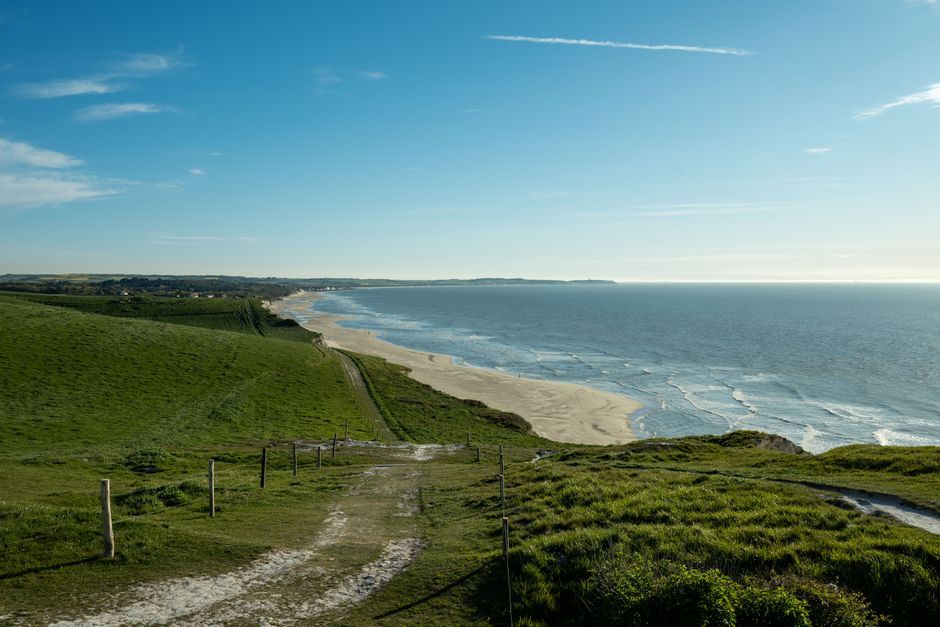 English Channel coastal view France UK