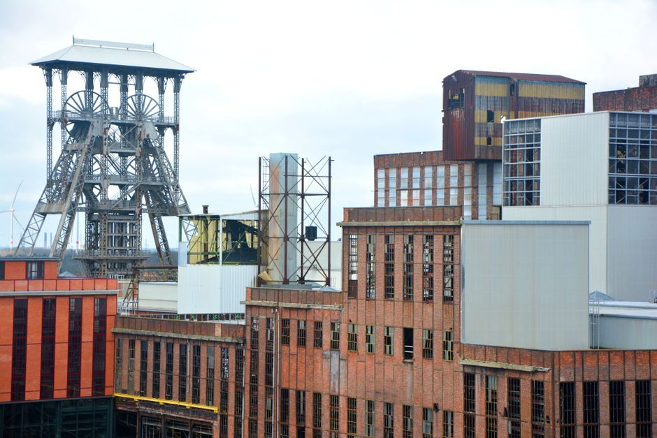 British industrial steel factory facility exterior UK