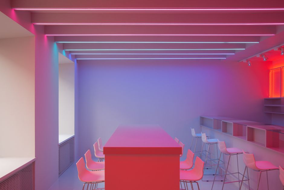 listening bar interior modular furniture