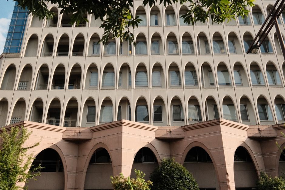 Japan university campus building exterior