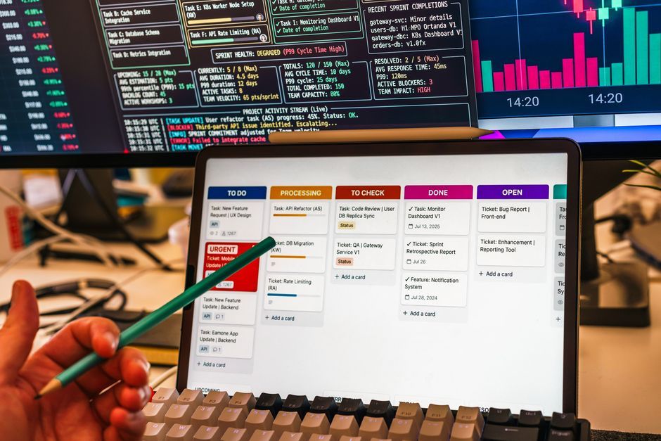 digital task management interface