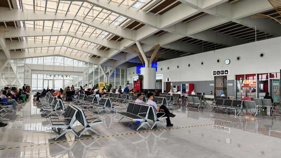 modern airport terminal interior gate