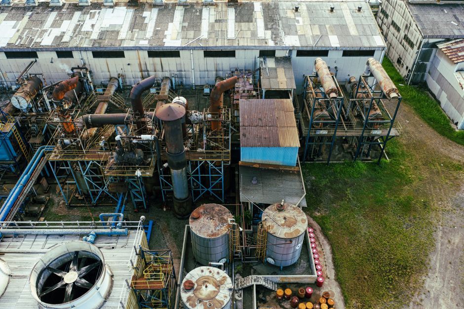 oil refinery industrial plant drone attack