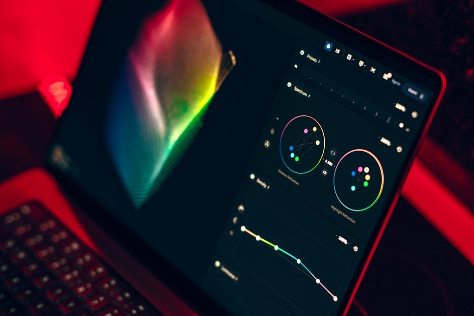 modern technology software interface screen