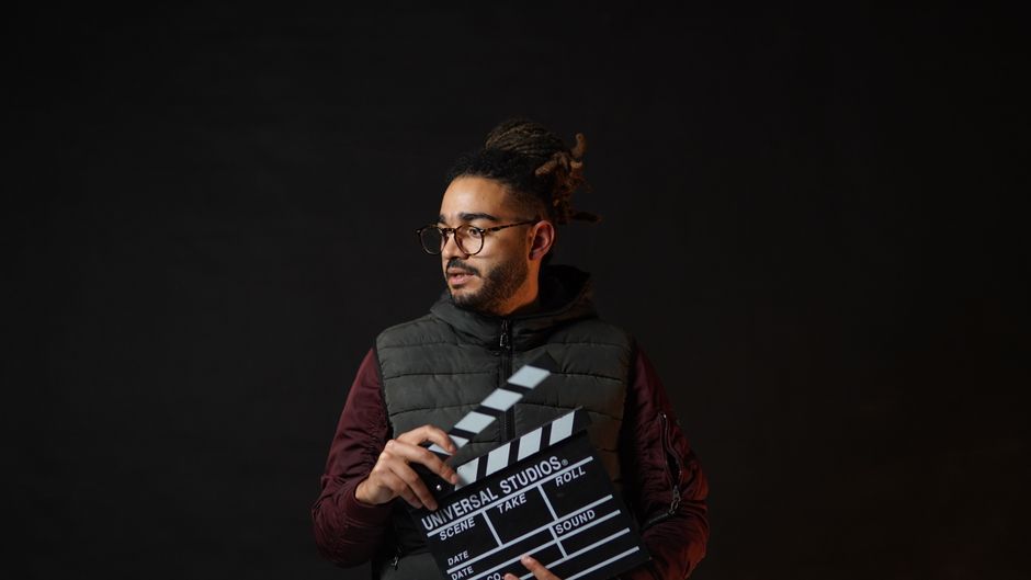 Hollywood movie director professional portrait