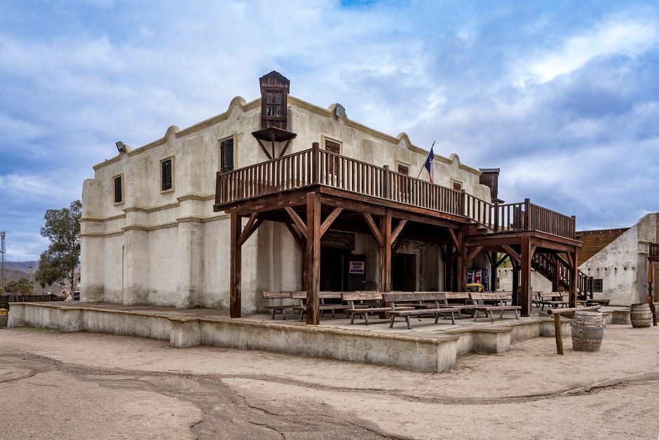 hollywood film studio building exterior