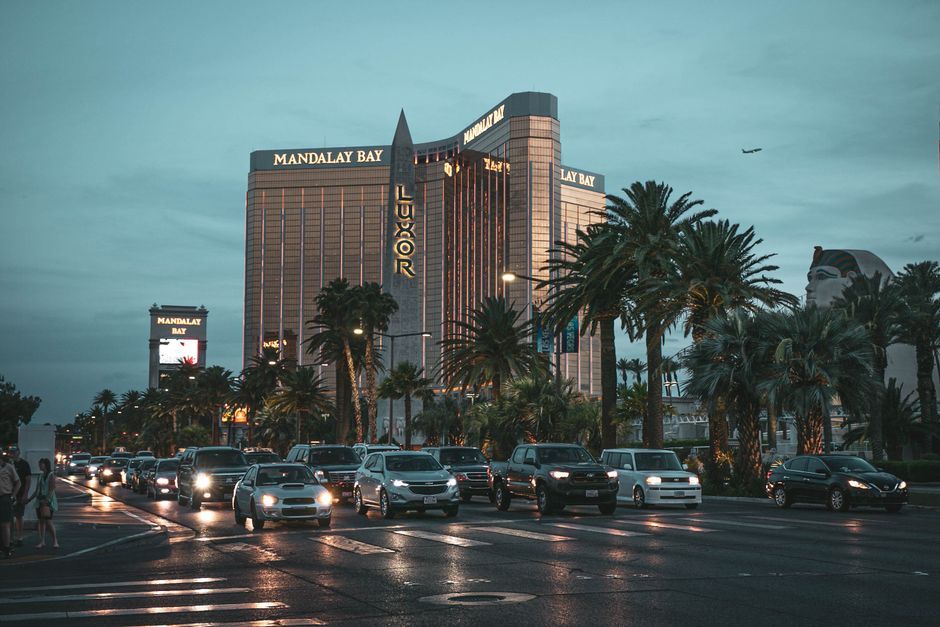 autonomous vehicle car sensor Las Vegas street