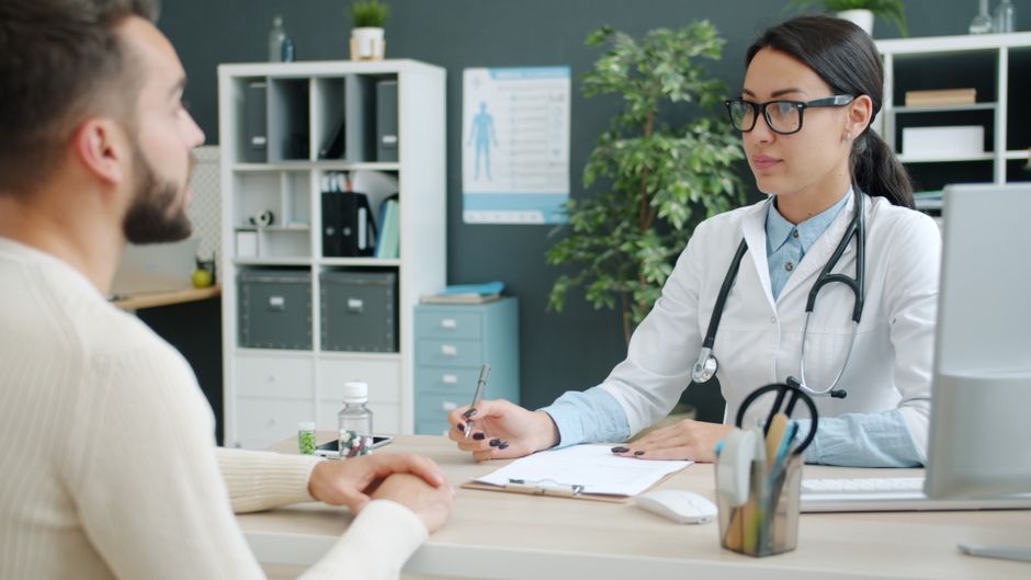medical doctor healthcare consultation clinic