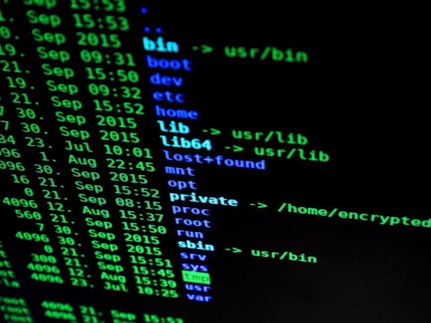 linux server terminal code screen