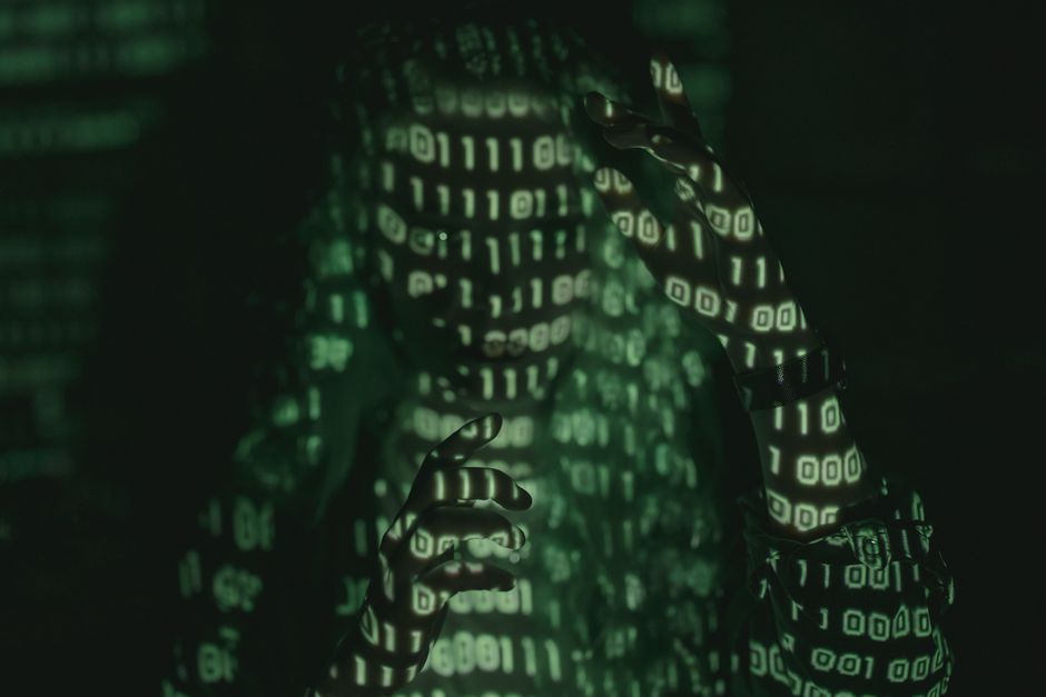 artificial intelligence digital network code visualization