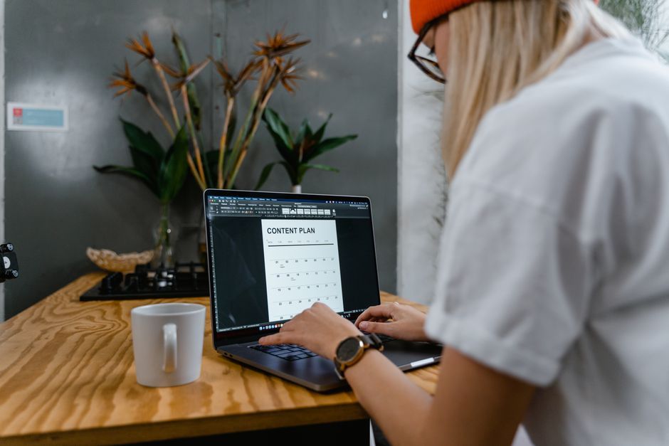 content creation planning dashboard
