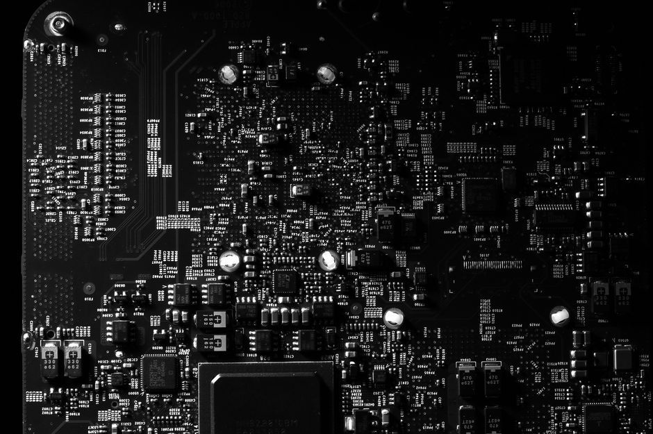 modern technology hardware microchip electronics