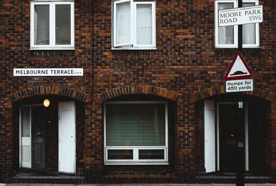 UK residential property construction site London