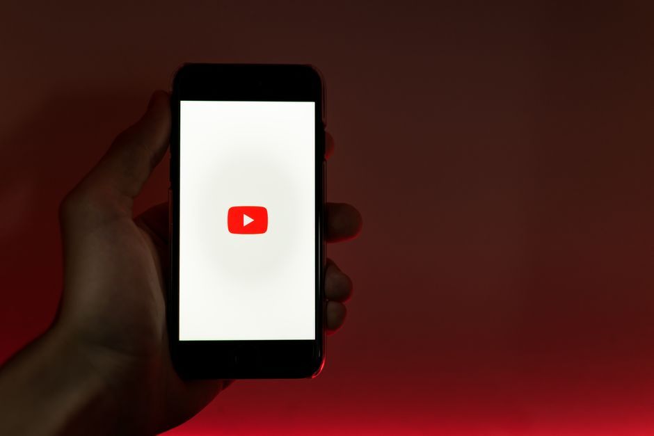 smartphone video app screen no logo